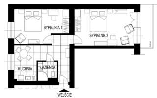 Апартаменты DK Apartament Grunwaldzki Ольштын Апартаменты с 2 спальнями-3