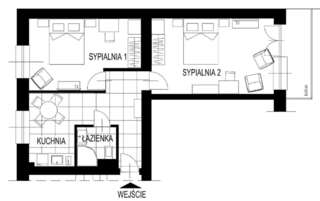 Апартаменты DK Apartament Grunwaldzki Ольштын Апартаменты с 2 спальнями-37